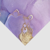 デコップマーブルフェイク仕上げ紫金ゴールドブルー 薄葉紙 (詳細)