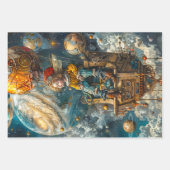 デコップミスティックホットエアバルーン乗り ラッピングペーパーシート (正面)