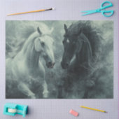 デコップミスティック白黒ホースパワー 薄葉紙 (クラフト)