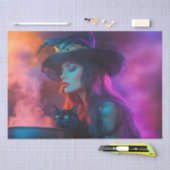 デコップミスティック魔女のコールドロンブリュー&キャット 薄葉紙 (クラフト)