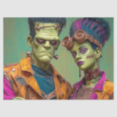 デコップミセス・フランケンシュタイン・ホット幽霊のよく出る・カップル 薄葉紙 (正面)