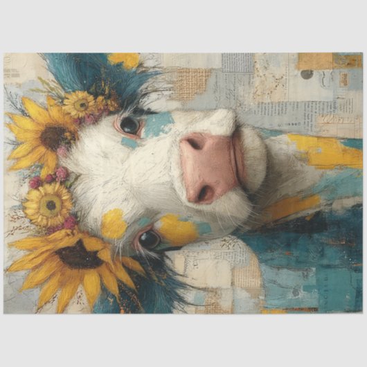 デコップミックスメディアパッチワークお洒落ハイランド 薄葉紙 (正面)