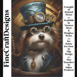 デコップムッセリンスチームパンクフェイクドッグインク033Z 薄葉紙