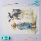 デコップヤングボーイペットカーフ 薄葉紙 (クラフト)