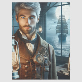 デコップライトハウスキーパーステームパンクビクトリアン 薄葉紙