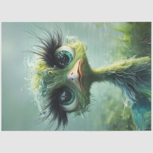 デコップライムお洒落グリーンワッカドール 薄葉紙 (正面)