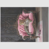 デコップラグジュアリーヴィンテージレオパードラウンジ 薄葉紙 (正面)