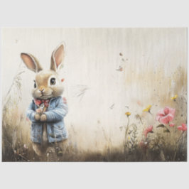 デコップランドスケープ擬人化うさぎ畑 薄葉紙