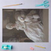 デコップロココスタイルレディ&スタンダードプードル 薄葉紙 (クラフト)