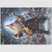 デコップロックンロールサンタクロース 薄葉紙 (正面)