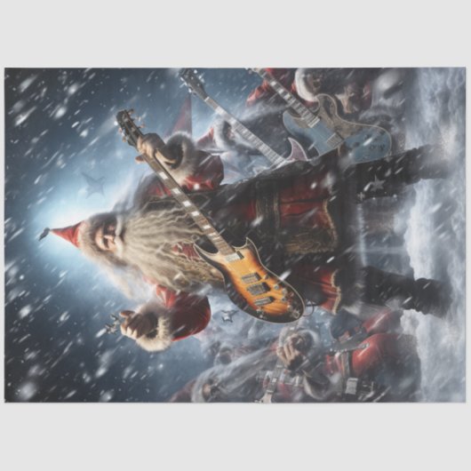 デコップロックンロールサンタクロース 薄葉紙 (正面)