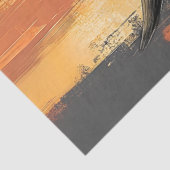 デコップロングホルンヴィンテージポスタースカルオレンジブルー 薄葉紙 (詳細)