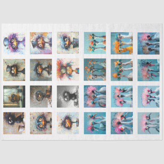 デコップワお洒落ックドールキャラクタークラブ1 薄葉紙 (正面)