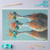 デコップワッお洒落カドードルバードアート 薄葉紙 (クラフト)