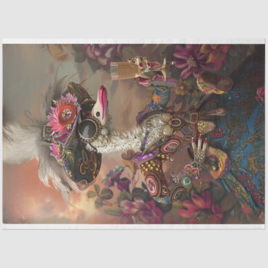 デコップワッお洒落カドールレディースクラブ 薄葉紙 (正面)