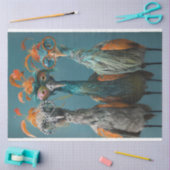 デコップワッカドレ遊ブリッジの鳥 薄葉紙 (クラフト)