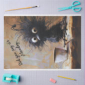 デコップワッカドードルは月曜日のタフトードル鳥 薄葉紙 (クラフト)