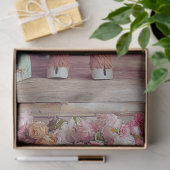 デコッペお洒落ージハイランドカウピンク花屋 薄葉紙 (ギフト)