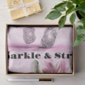 デコッペお洒落ージブラホワイト&スパークリズニ 薄葉紙 (ギフト)