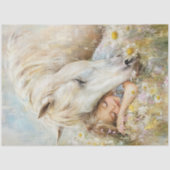 デコッペお洒落ージホース&小さな女の子フーワーズ 薄葉紙 (正面)