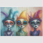 デコッペお洒落ージ・レディ・トリオとウィムシビル 薄葉紙 (正面)