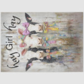 デコッページジャージお洒落ーカーベスヘイガールヘイ 薄葉紙 (正面)