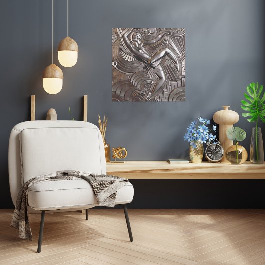 デコデザインウォールクロック スクエア壁時計