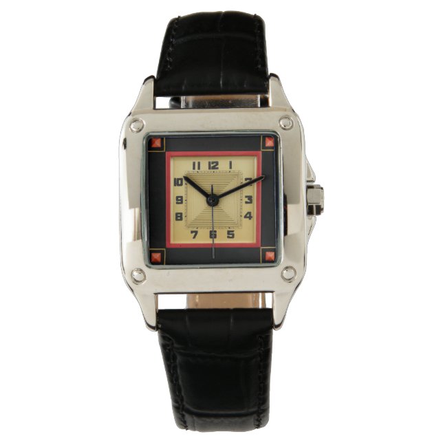 デコデザインウォールクロック 腕時計 (正面)