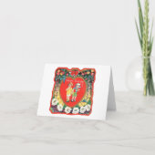 デコバレンタインカップル カード (正面)