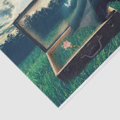 デコパージュを出る女性 薄葉紙 (詳細)