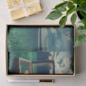 デコパージュを出る女性 薄葉紙 (ギフト)