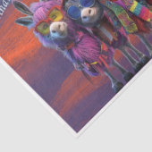 デコパージュセット4 妖精の置物 サンタ 馬 薄葉紙 (詳細)