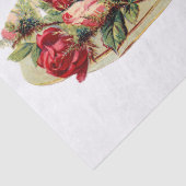 デコパージュティッシュペーパー:ヴィンテージ湯飲み及び鳥 薄葉紙 (詳細)