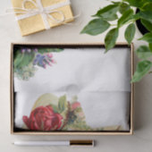 デコパージュティッシュペーパー:ヴィンテージ湯飲み及び鳥 薄葉紙 (ギフト)