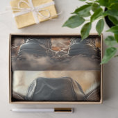 デコパージュ反抗的な猫レザージャケットは凶悪犯 薄葉紙 (ギフト)