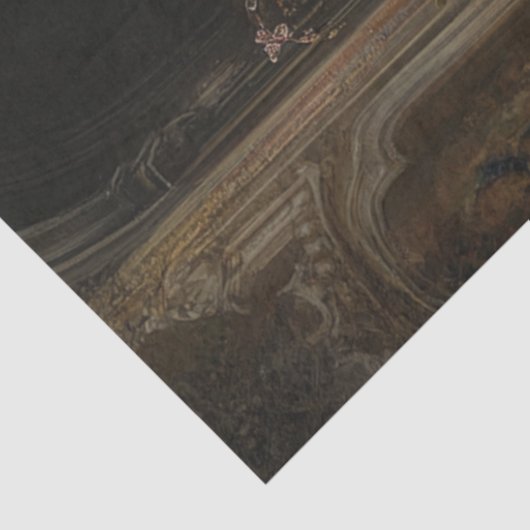 デコパージュ歴史的に手の込んだ格好の猫 薄葉紙 (詳細)