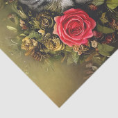 デコパージュ用のしゃれたシックな猫ティッシュペーパー 薄葉紙 (詳細)