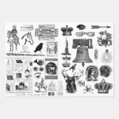 デコパージュ用エフェメラ紙シート ラッピングペーパーシート (正面3)