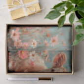 デコパージュ用ハイランド牛と野の花 薄葉紙 (ギフト)