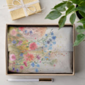 デコパージュ用ハイランド牛と野の花 薄葉紙 (ギフト)