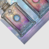 デコパージュ用ラベル デザイン AF5 キラキラ装飾香水瓶 薄葉紙 (詳細)