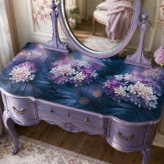 デコパージュ用紙:ピンクライラックの花 薄葉紙