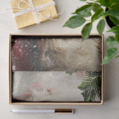 デコパージュ用輝くクリスマスサンタクロース 薄葉紙 (ギフト)