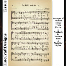 デコパージュ用「The Holly And The Ivy Sheet Music DU4F」