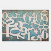 デコパージュ紙またはコラージュ紙 ラッピングペーパーシート (正面)