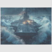 デコパージュ250 アメリカ航空母艦 ストーム 薄葉紙 (正面)