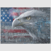 デコパージュ250 サイバーイーグル 愛国芸術 薄葉紙 (正面)