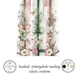 デコパージュ セイントパトリックスデー パステル パネル 薄葉紙