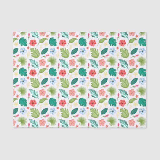 デコパージュ トロピカル ハワイアン バースデー パーティー 薄葉紙 (正面)