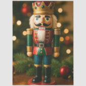 デコパージュ 伝統的なくるみ割り人形 クリスマス 薄葉紙 (正面)